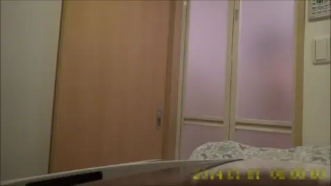 Asian Woman with Navel Piercing in Bedroom