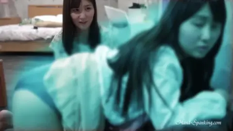 Asian Lesbians Spanking and Disciplining