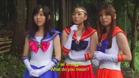 Anime Cosplay Outdoor Encounter