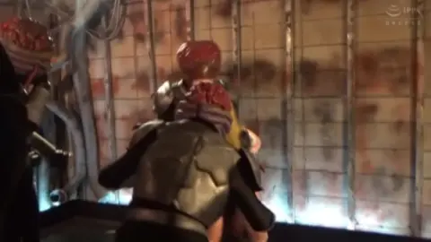 Girls Struggling Against Restraints