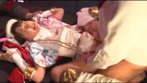 Asian Slender Women Intimate Moments with Man