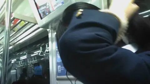 Asian Schoolgirl Subway Encounter