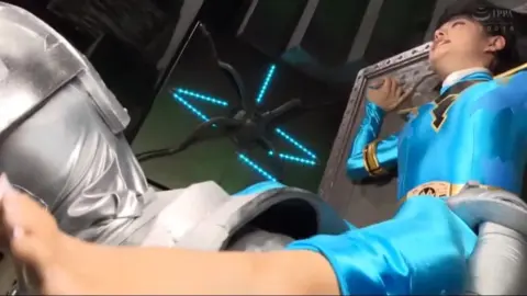 Asian Cosplay Lovers in Blue Costumes