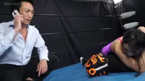 Asian Wrestlers in Erotic Wrestling Match