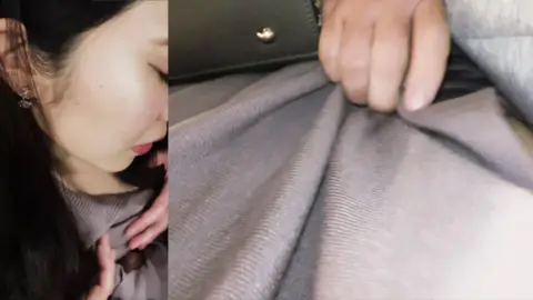 Asian Couple Intimate Moments