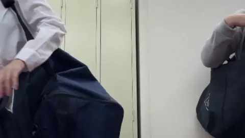 Asian Girls Masturbating with Toy in Dressing Room