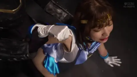 Asian Couple in Restraint Fantasy with Robot