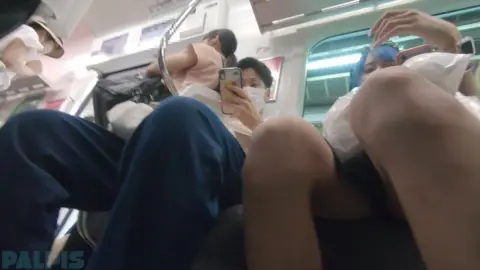 Asian Girls on Public Transportation