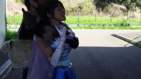 Asian Cosplay Lovers Embrace Outdoors