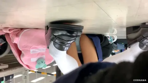 Cosplay Bakemono – Asian Schoolgirl Fucked