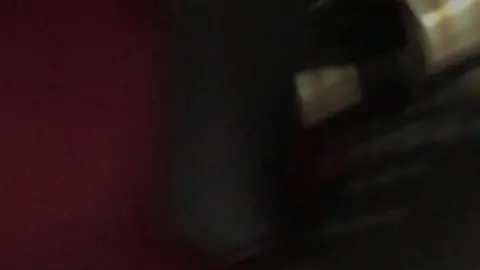 Asian Girl in Red Skirt Elevator Tease