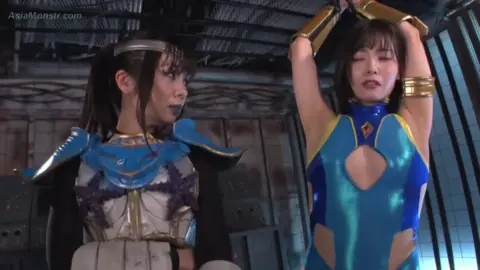 Asian Women in Costume Armor Bondage and Intimacy