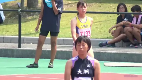 Asian Athletes Outdoor Encounter