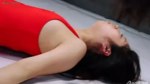 Asian Girls Wrestling in Swimsuits