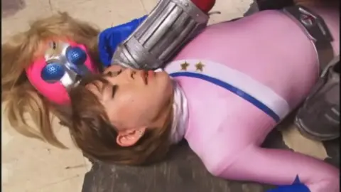 Asian Superheroines Seduce Muscular Hero