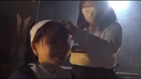 Asian Cosplay Lovers in Erotic Encounter