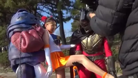 Asian Sailor Costume Outdoor Encounter