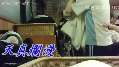 Asian Girls Undressing in Locker Room