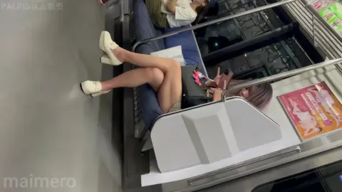 Asian Teen on Public Transport