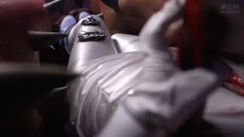 Futuristic Sci-Fi Sex Scene with Robotic Costumes