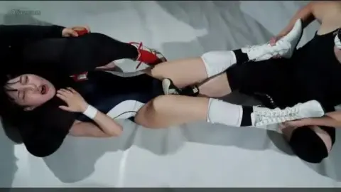 Asian woman restrained in various outfits