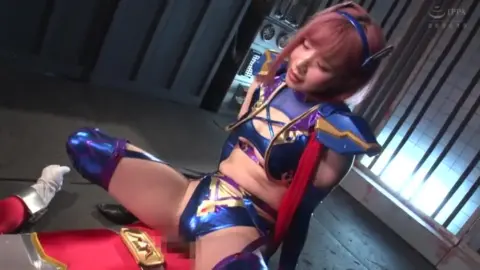 Asian Cosplay Couple in Sci-Fi Setting