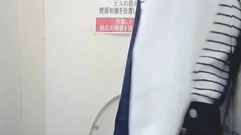 Asian Urination Scenes in Bathroom