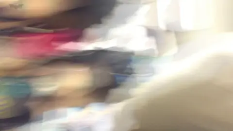 Blonde and Brunette Slender Teens in Bedroom