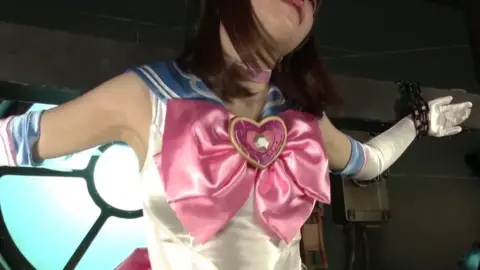 Asian Cosplay Tease in Futuristic Setting