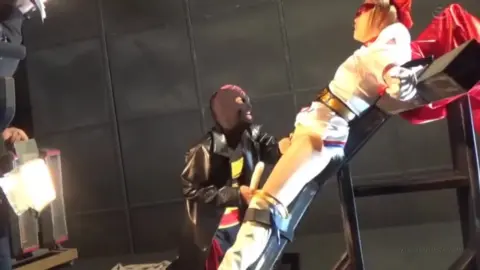 Asian Couple in Costume Roleplay