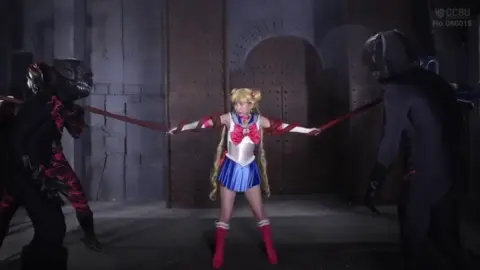 Threesome with Restraint and Manipulation