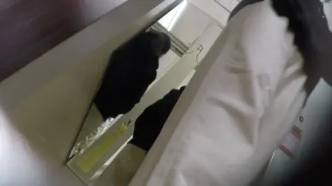 Asian Girl Undresses in Dressing Room POV