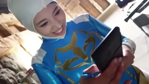 Asian Girl in Erotic Costume