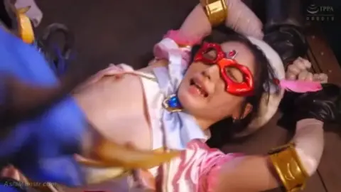 Asian Women in Costumes Engaged in Intimate Acts