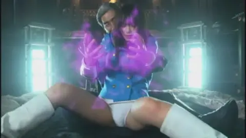 Asian Couple in Futuristic Setting