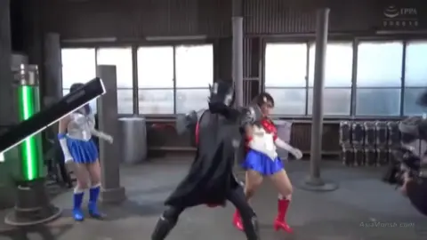 Asian Cosplay Trio in Sailor Fuku