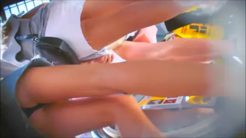 Blonde and Brunette Girls in Store