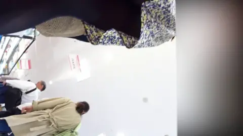 Asian Girl Shopping and Bending Over