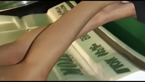 Asian Girl in Parking Garage