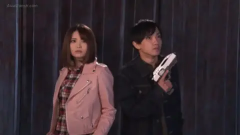 Asian Superheroine in Action