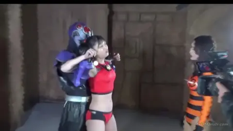 Asian Females in Costume Bondage and Restraint