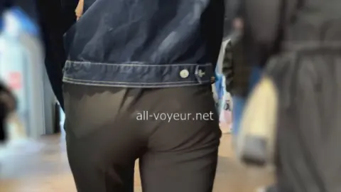 Brunette Teen Shopping