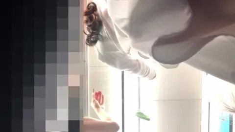 Lesbian Girls Masturbating in Bathroom