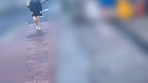 Asian Teen Outdoor POV