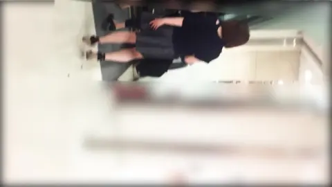 Asian Girl Upskirt in Public