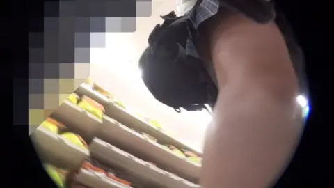 Asian Teens in School Uniform Masturbate in Store