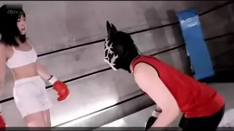 Asian Women Boxing Match in Ring
