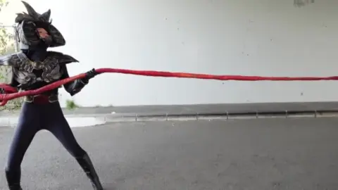 Anime Cosplay Outdoor Encounter