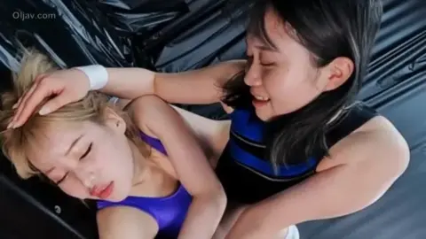 Lesbian Wrestling Match with 2-3 Women in Leotards