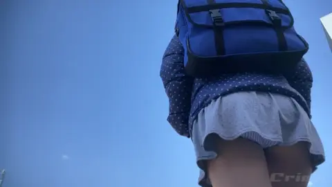 Asian Girl Outdoor Exposure